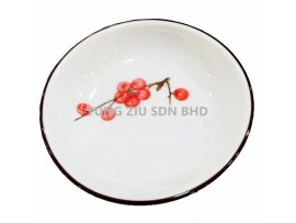 4^CERAMICS PLATE(A BRANCH OF PLUM)